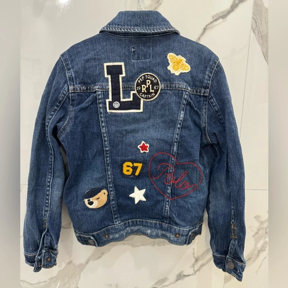 Polo Ralph Lauren Kids Denim Patchwork Jacket